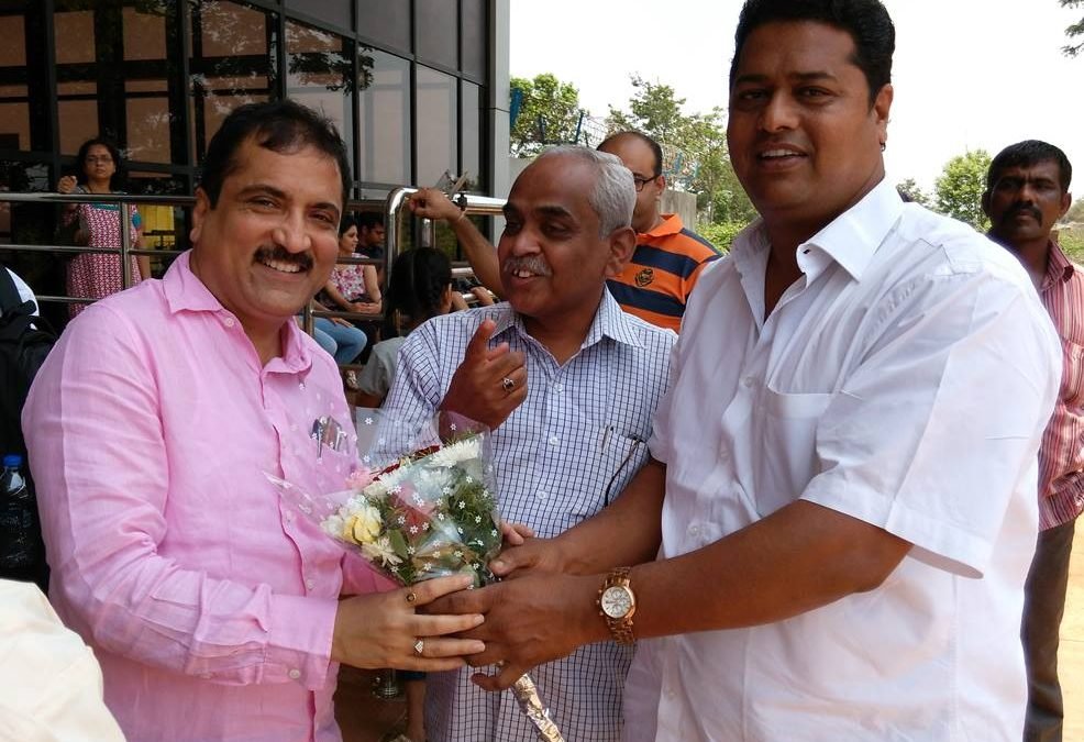 Welcomed Shri. Atul Bhalkhalkar, MLA – Kandivali East, Mumbai. General Secretary – BJP Maharashtra.