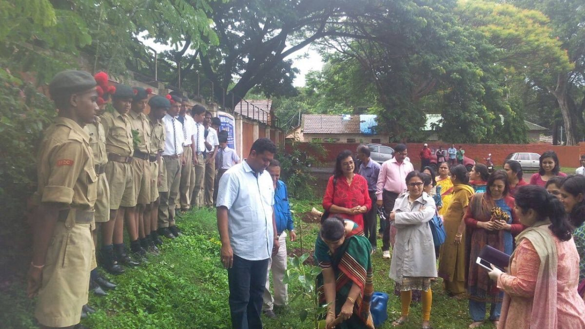 Tree Plantation at BK Model School.!!