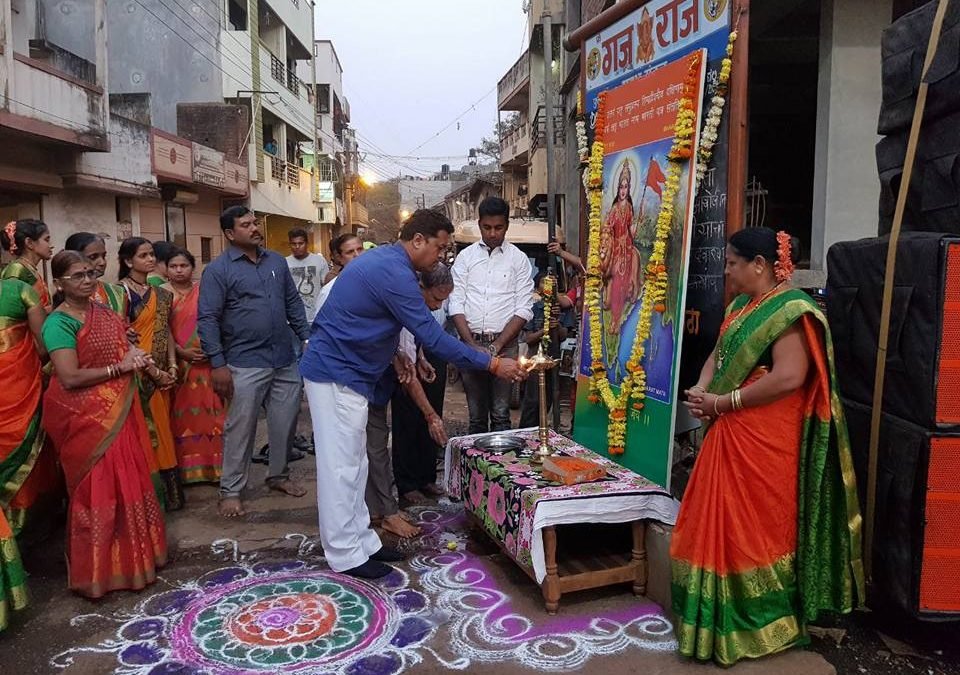 Bharat Mata poojan at Fulbag Galli Belgaum.!!!