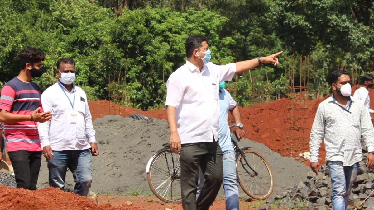 VISITED ONGOING WORKS IN BELGAUM